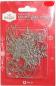 Preview: HOLIDAY Time 'Silver Snowflake' Weihnachtsbaumhänger 12 Teile Import USA